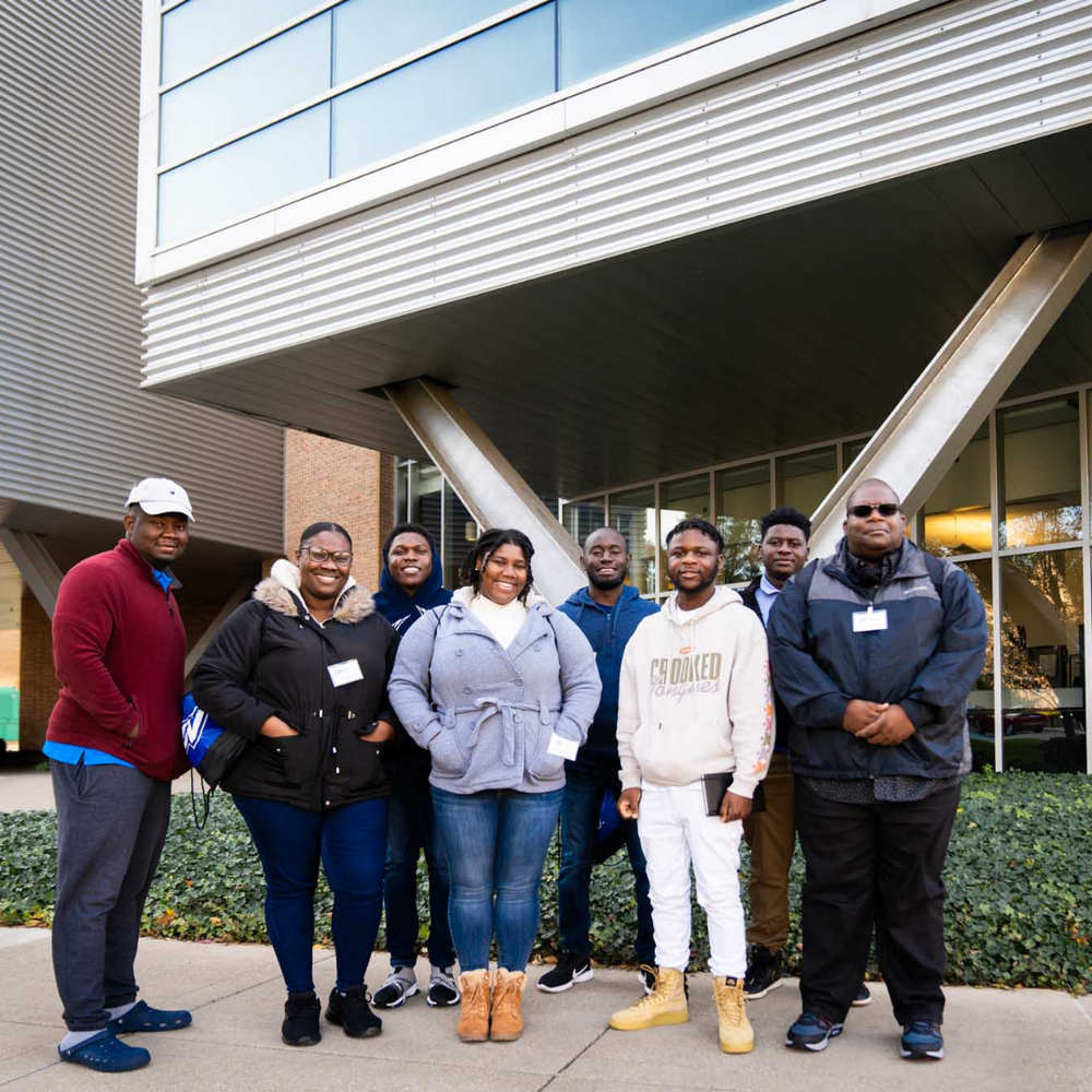 Students From HBCU Learn More About GVSU's Graduate Programs During Campus Tour